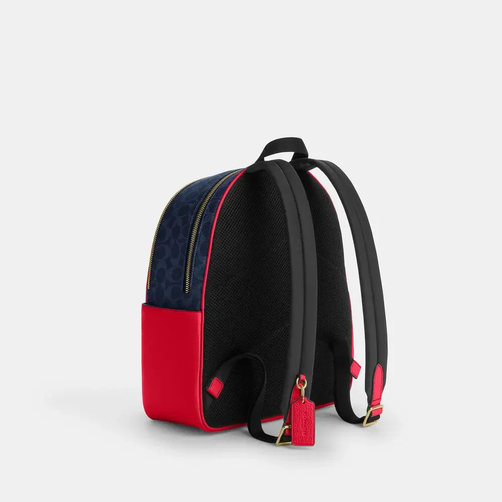 Court Backpack In Signature Canvas - Picture 2 of 14